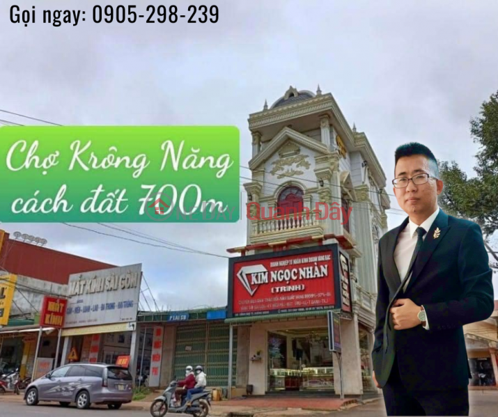 Bộ 3 lô đấu giá gần ngã tư giao thương mới huyện Krong năng Niêm yết bán