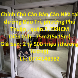 Chính Chủ Cần Bán Căn Nhà tại quận 7, TPHCM _0