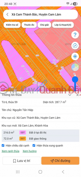 Quickly Own A Beautiful Plot Of Land - Good Price - Cam Thanh Bac Commune, Cam Lam, Khanh Hoa Sales Listings