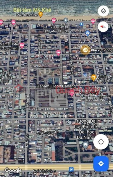 Property Search Vietnam | OneDay | Residential Sales Listings | 318m2 of land frontage on Do Ba street, My An, Da Nang. Nice location, direct access to My Khe beach, good price.