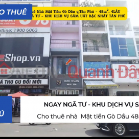 House for rent on Go Dau street frontage, 48m², 4 FLOORS - RIGHT AT A VERY BUSY CROSSROAD _0