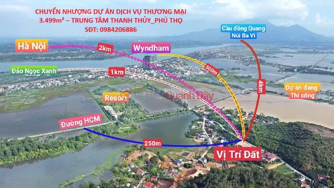 CHUYỂN NHƯỢNG DỰ ÁN DỊCH VỤ THƯƠNG MẠI 3.499m² – TRUNG TÂM THANH THỦY_PHÚ THỌ Niêm yết bán
