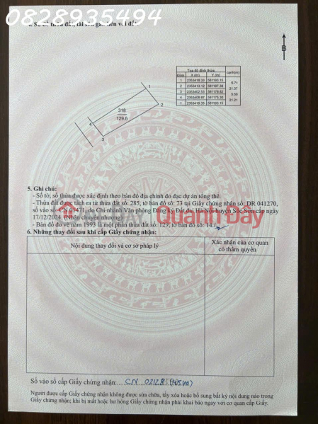 Bán đất đẹp tại Xã Phú Minh, Huyện Sóc Sơn, Hà Nội, DT 129.6m2, giá 26 triệu/m2 | Việt Nam | Bán đ 26 triệu