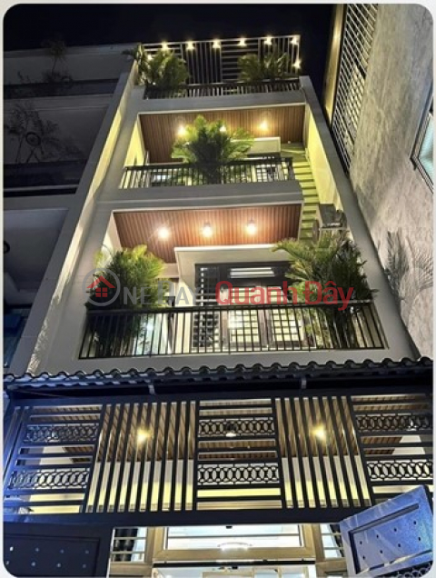 House 4x14m, Ground floor 2 floors fully furnished, Bui Quang La Social District, Go Vap, price 6.5 billion tl _0