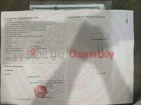 PRIME LOCATION - GREAT PRICE - LAND PLOT FOR SALE IN A BEAUTIFUL LOCATION IN HOANG NGOC COMMUNE, HOANG HOA PROVINCE, THANH HOA PROVINCE _0