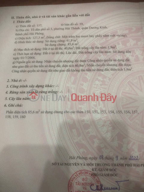 [Hơn 1.2 Tỷ] Lô Đất Hải Thành 2 Sát Đường Trục Thông Gần Vinhomes Dương Kinh ZALO 0567 222 555 _0