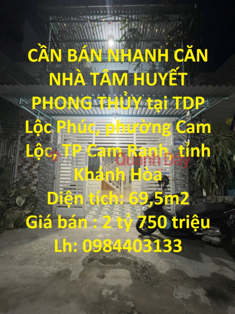 FOR SALE QUICKLY HOUSE OF FURNITURE HOUSE in Cam Ranh City, Khanh Hoa Province _0