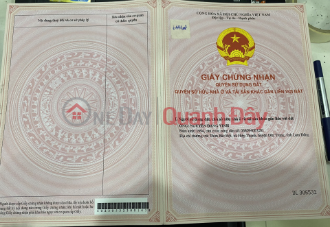 LÔ 6441 HÒA SỔ ĐẸP, CÓ ĐƯỜNG VÀO TẬN ĐẤT, NGAY KHU TRANG TRẠI VĂN MINH _0