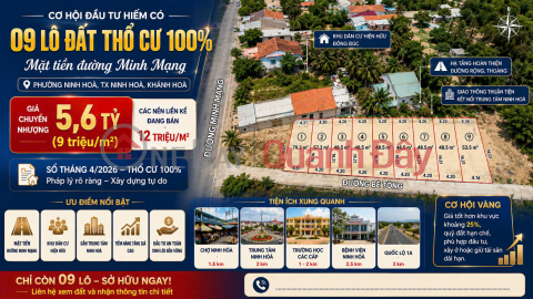 Land for sale on Minh Mang road, Ninh Hoa - Khanh Hoa. _0