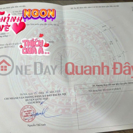 LÔ ĐẤT VỊ TRÍ ĐẮC ĐỊA SÀI SƠN- QUỐC OAI, VIEW THOÁNG, ĐƯỜNG RỘNG CHÍNH CHỦ CẦN THANH KHOẢN NHANH , LH 0988 _0