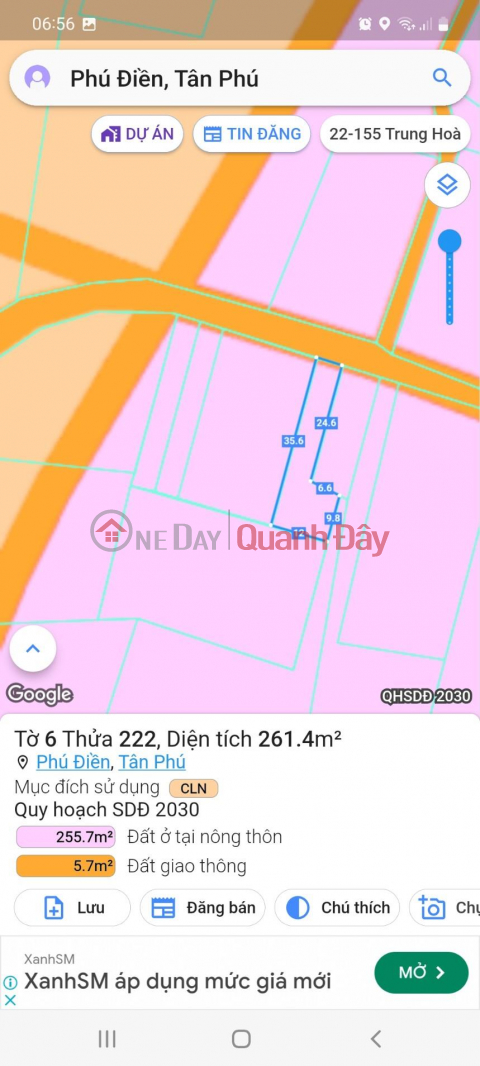 Owner Sells 2 Front Lots in Phu Dien Commune, Tan Phu District - Dong Nai _0