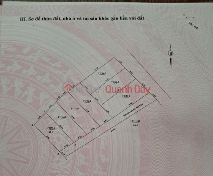 FOR SALE: 42 m2 LAND IN NGOC DONG – BAT TRANG, FRONTAGE 4.3M, ONLY 3.3 BILLION VND, CONTACT 0985865658 Sales Listings