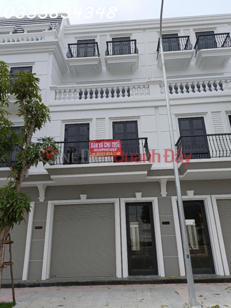 đ 3,9 tỷ | Chính chủ bán gấp shophouse 4 tầng, 75m2, sẵn sổ đỏ trao tay, cạnh Vincom Plaza