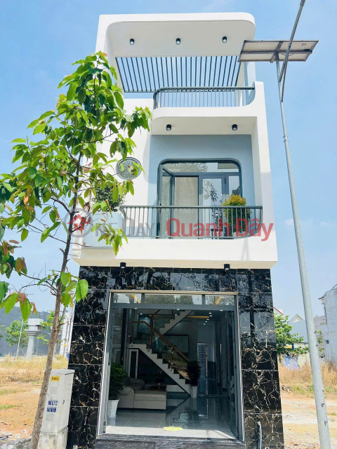 Bán nhà lầu đẹp, KDC Thạnh Phú, đường nhựa bàn cờ chỉ 2ty380 _0