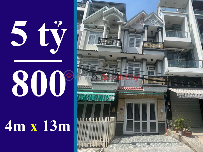 BÁN NHÀ HẺM 1979 HTP, TT. NHÀ BÈ. DT: 4 X 13M, 2 LẦU, SÂN THƯỢNG. GIÁ 5 TỶ 800 TR Sales Listings