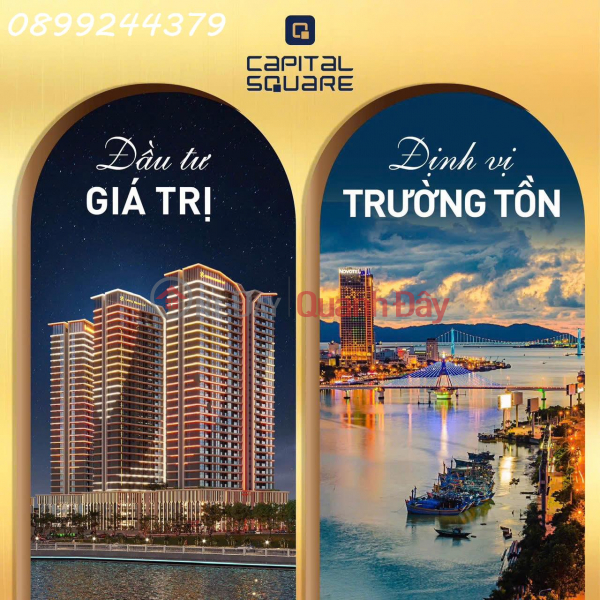 đ 4 Billion CAPITAL SQUARE – MASTERPIECE ON THE HAN RIVER, LONG-TERM OWNERSHIP – LIMITED SALE