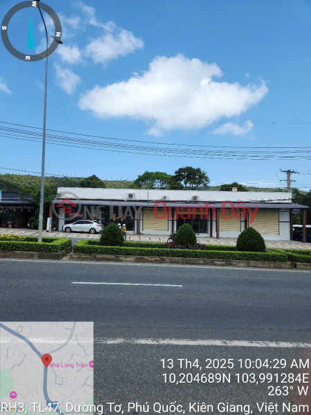 Property Search Vietnam | OneDay | Nhà ở, Niêm yết bán, Bán đất mặt tiền DT47, Dương Tơ, PQ, mặt tiền lớn 70m, dt hơn 2200m2