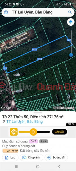 đ 27 Billion FOR OWNERS Quick SELL Lot of land, good location - good price in Lai Uyen - Bau Bang - Binh Duong