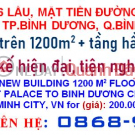 6-FLOOR HOUSE FOR RENT, FRONT OF AXIS ROAD FROM Thong Nhat Palace to City. BINH DUONG, BINH THANH DISTRICT. City. HO CHI MINH _0