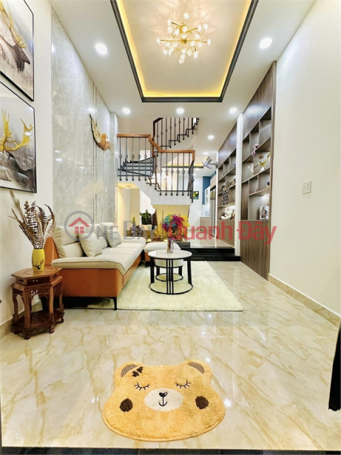 Super product Nguyen Tu Gian, Go Vap - HXH, 5 floors Full furniture, 5.56 billion VND _0