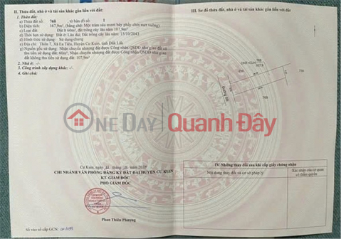 PRIME LAND AT A GOOD PRICE – LAND FOR SALE IN VILLAGE 7, Ea Tiêu Commune, Cư Kuin District, Đắk Lắk Province _0