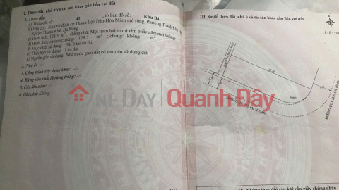 BEAUTIFUL LAND - Need to sell 2 plots of land facing Ho Quy Ly and Nguyen Thi Thap streets, Thanh Khe ward, Da Nang _0