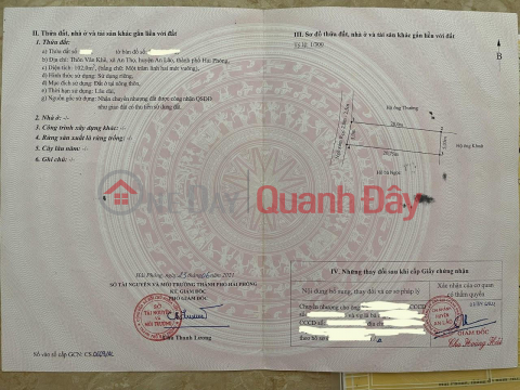 ĐẤT ĐẸP – GIÁ RẺ - Cần Bán Nhanh Lô Đất Tại huyện An Lão, thành phố Hải Phòng, hải phòng _0