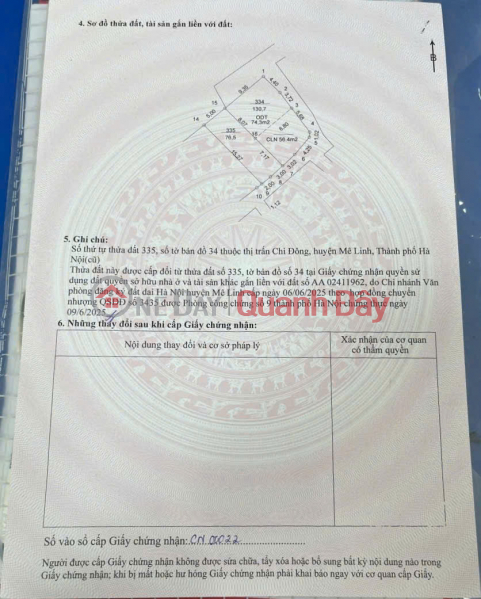 Property Search Vietnam | OneDay | Nhà ở, Niêm yết bán, Bán Gấp! Đất 2 Mặt Thoáng Hiếm Có Tại Chi Đông - Mê Linh, Chỉ 4.05 Tỷ