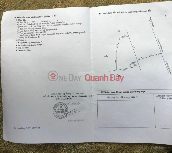 The owner quickly sold a very beautiful, super rare piece of land at a cheap price in Ngo Quyen, Tra Da commune, Plei Ku city Sales Listings