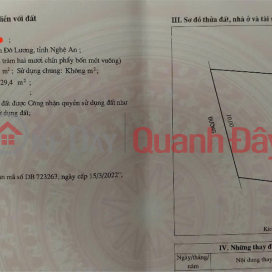 OWNER Needs to Sell Land at Hamlet 5, Dai Son Commune, Do Luong District, Nghe An _0
