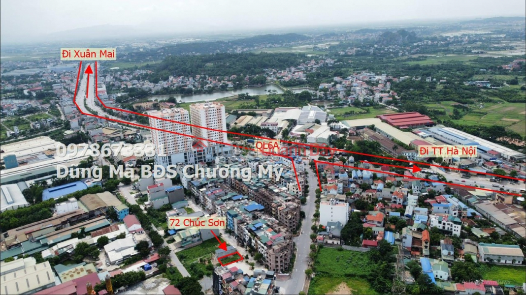 PRICE ONLY 6TY TO OWN A BEAUTIFUL LOT OF LAND AT CHUC SON-CHUONG MY TTTT Sales Listings