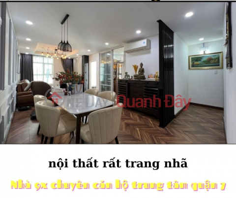 House 9x for sale 3-bedroom apartment in District 7 right in the center near District 1 for 3.9 billion VND _0