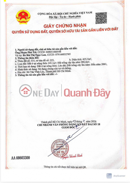 HOT HOT – OWNER NEEDS TO SELL A PLOT OF LAND WITH FRONTAGE IN PHAM VAN HAI COMMUNE, BINH CHANH DISTRICT, HO CHI MINH CITY | Vietnam, Sales | đ 5.6 Billion