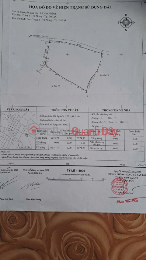 GARDEN LAND WITH LAKE VIEW – AFFORDABLE PRICE – OWNER SELLING A PLOT OF LAND IN TÀ NUNG COMMUNE, DA LAT CITY, LAM DONG PROVINCE _0