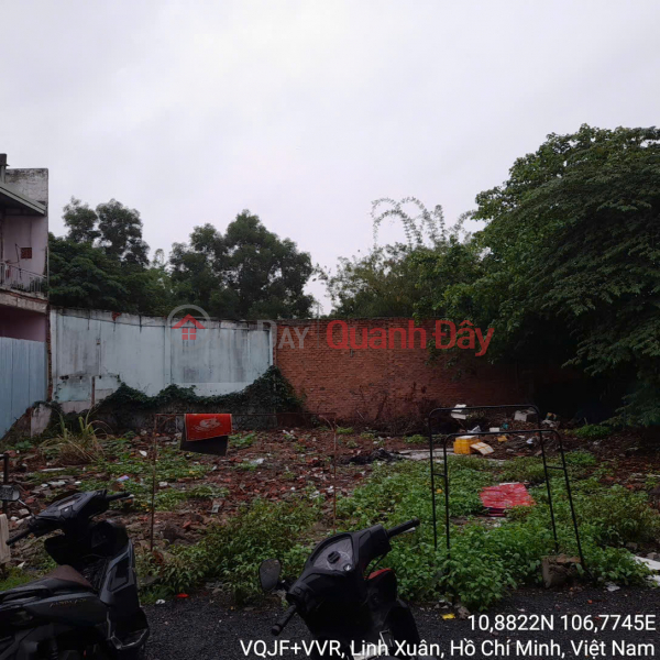 đ 13 tỷ Chính chủ Bán đất hẻm số 33 đường số 8, P. Linh Xuân, Quận Thủ Đức (nay là phường Linh Xuân),HCM, Miễn TG