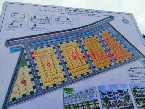 For sale, corner lot adjacent to flower garden, main axis of Duong Quang, My Hao, _0