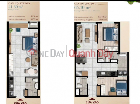 Owner selling 2 apartments with direct view of the Dong Nai River, Gió Đông Tower, The Gió Riverside. _0