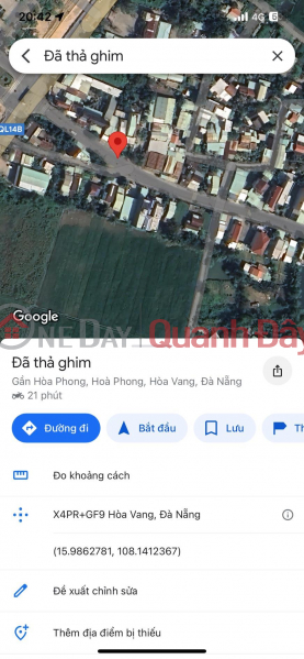 Property Search Vietnam | OneDay | Nhà ở | Niêm yết bán Chính Chủ Cần Bán Lô Đất Đẹp - Đầu Tư Sinh Lời Tại Xã Hòa Phong, Hòa Vang, Đà Nẵng