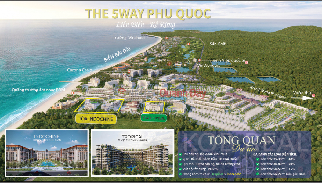 The 5 Way Phu Quoc apartment costs 1.5 billion Sales Listings