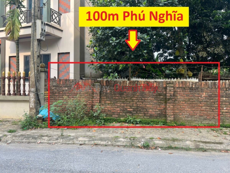 SIÊU VÍP LÔ ĐẤT ĐẸP 100M TẠI KHU CÔNG NGHIỆP PHÚ NGHĨA-CHƯƠNG MỸ-HÀ NỘI Niêm yết bán