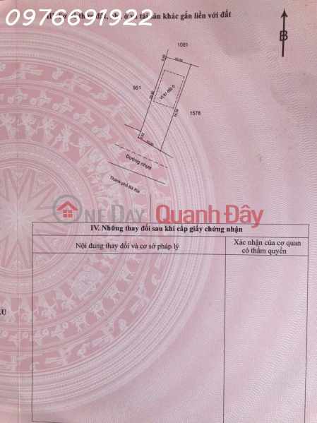 Property Search Vietnam | OneDay | Residential | Sales Listings Land for sale, prime location, direct owner, in Song Cau Hamlet, Huong Lo 2 Road, Nghia Thanh Commune, Chau Duc District.
