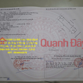 OWN NOW! Plot of land with a single-story house at Alley 117, 1st May Street, Dong Da Ward, Quy Nhon City, Binh Dinh Province. _0