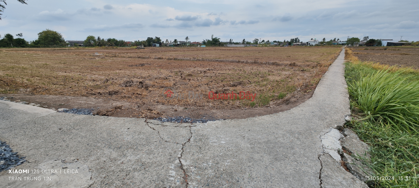 đ 800 Million | Urgent sale of two-frontage rice field in Duc Tan commune, price 800 million