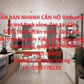 FOR SALE QUICKLY Vinhomes Grand Park apartment with beautiful view in District 9 (Thu Duc City),Ho Chi Minh City _0