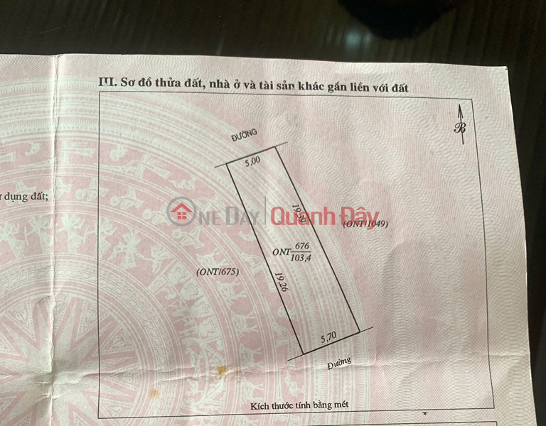 Property Search Vietnam | OneDay | Nhà ở | Niêm yết bán | HOT HOT – CHÍNH CHỦ CẦN BÁN ĐẤT TRUNG TÂM THỊ TRẤN –VỊ TRÍ ĐẸP –Tại TT. Đô Lương, Đô Lương, Nghệ An