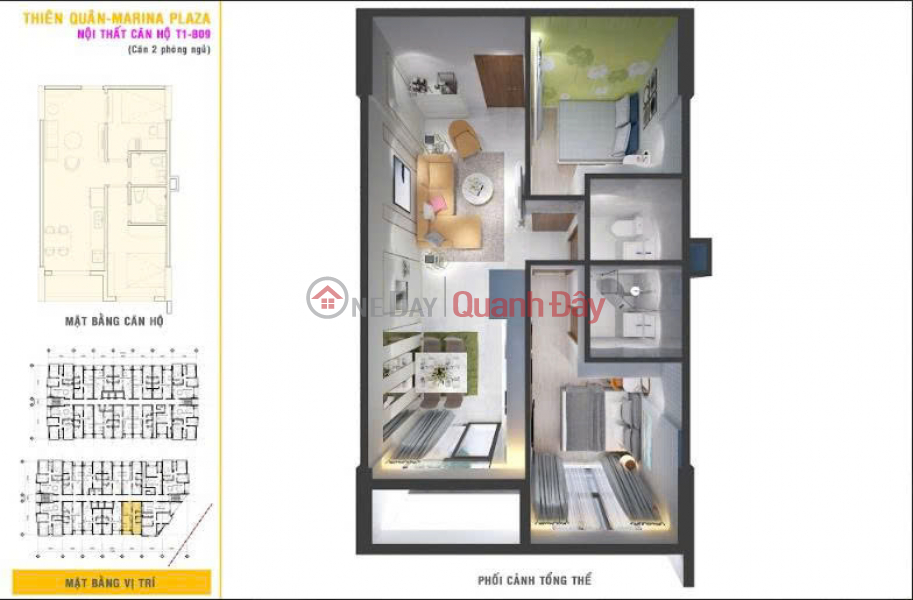 THIÊN QUÂN MARINA PLAZA – Chung cư tháp đôi 23 tầng hiếm hoi được phê duyệt cao tầng tại Ninh Kiều, Việt Nam Bán đ 2,06 tỷ
