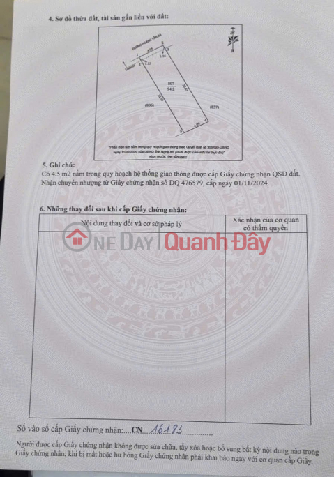 LAND OWNED BY THE OWNER - GOOD PRICE - LAND FOR SALE IN HOA TIEN BLOCK, HUNG LOC WARD, VINH CITY, NGHE AN PROVINCE _0