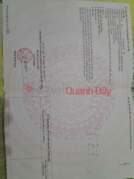 BÁN ĐẤT TÁI ĐỊNH CƯ KIÊU KỴ- GIA LÂM – ĐỐI DIỆN VƯỜN HOA – ĐƯỜNG 9M CÓ VỈA HÈ – CHỈ 4.9 TỶ Việt Nam, Bán đ 4,9 tỷ