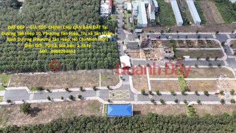 PRIME LAND – GOOD PRICE – OWNER SELLING LAND in Tan Hiep Ward, Tan Uyen Town, Binh Duong Province _0