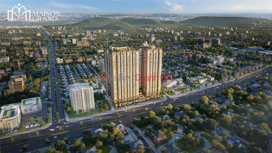 1-BEDROOM APARTMENT FOR SALE, 50m² – FRONTAGE OF QL51, PHU MY, MAISON GRAND 1.65 BILLION Sales Listings